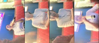 陌生人在拥挤的公交车上用裙子内裤射精